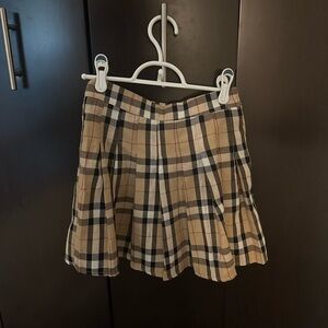 Plaid skirt